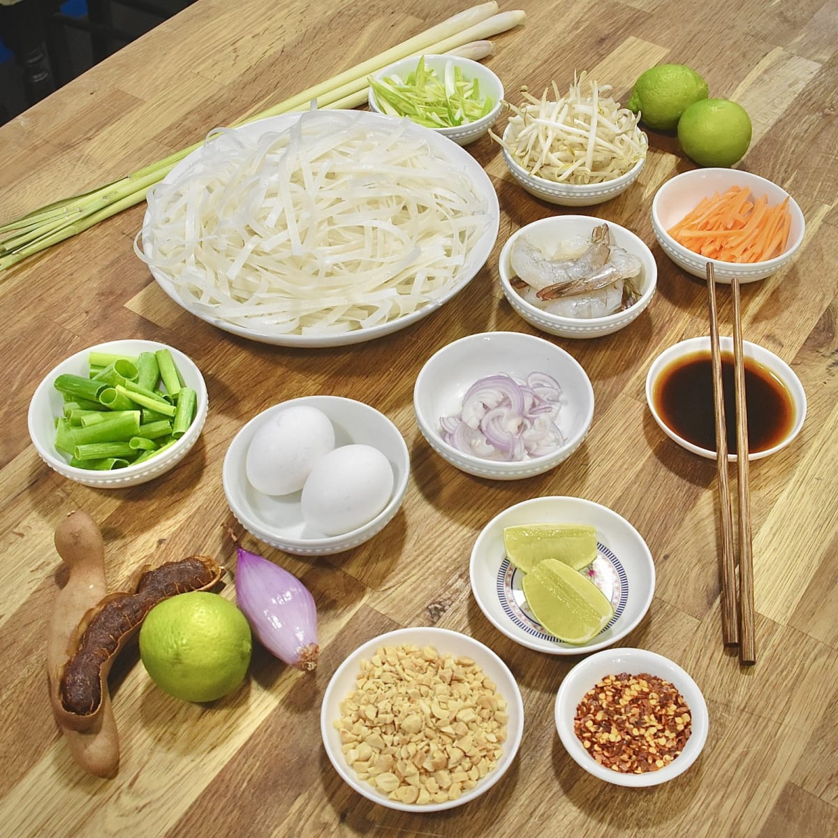 Date Night: Authentic Pad Thai & Fresh Spring Rolls Photo