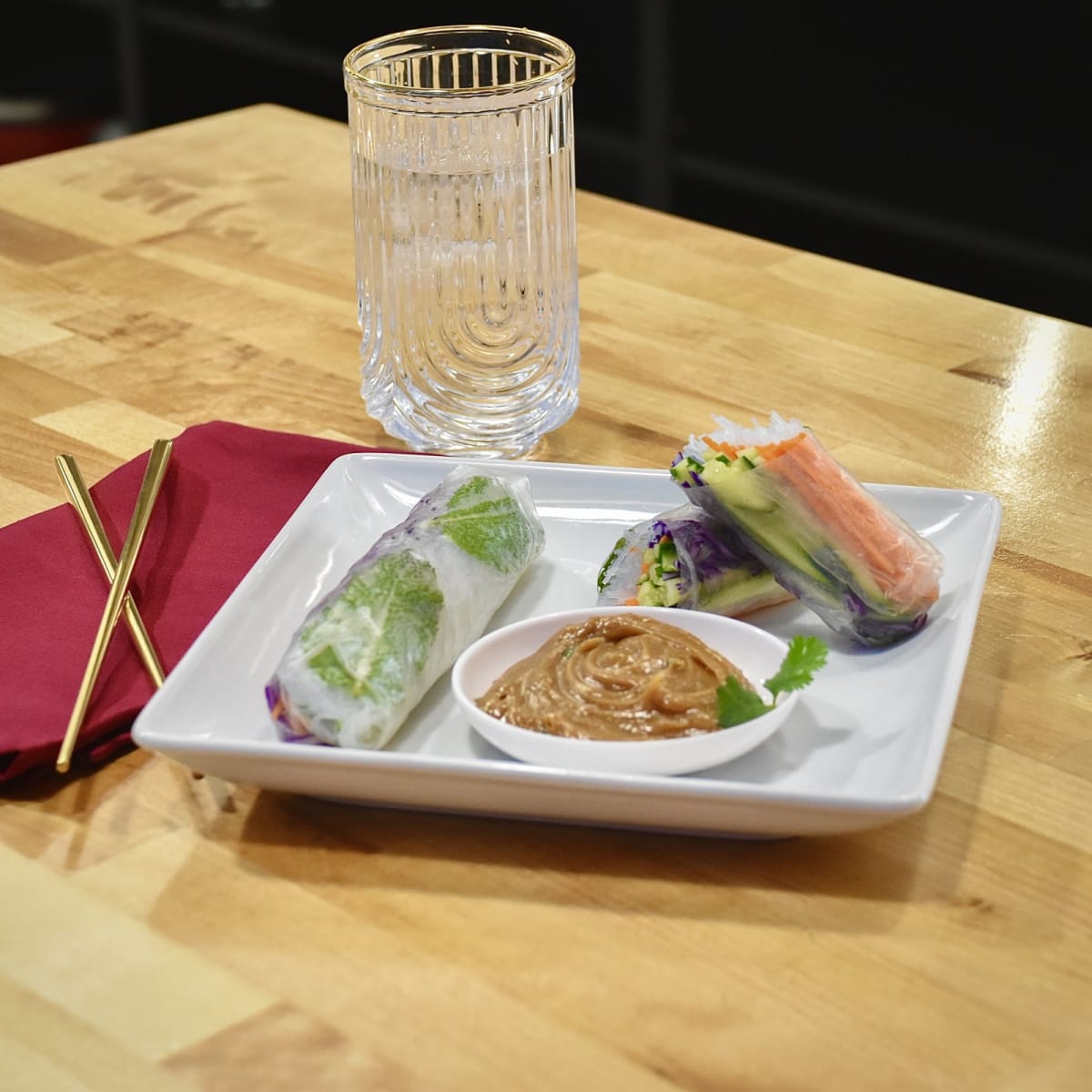 Date Night: Authentic Pad Thai & Fresh Spring Rolls Photo