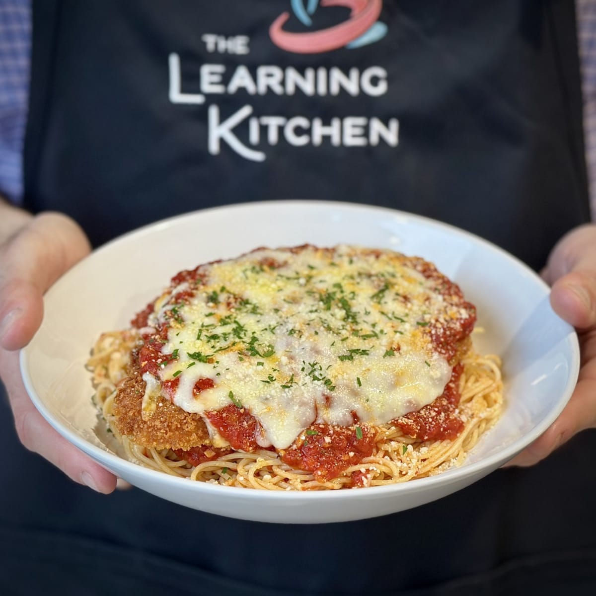 Chicken OR Eggplant Parm & Strawberry Shortcake Photo