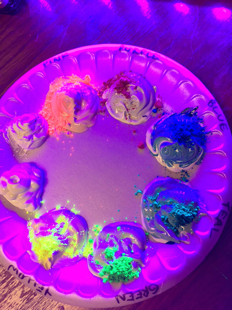 "Tropical" GLOW: Art in the Dark Photo
