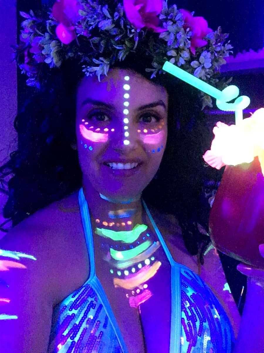 "Tropical" GLOW: Art in the Dark Photo
