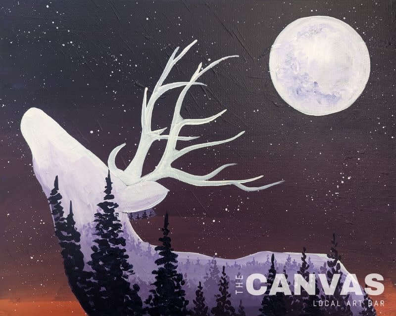 Canvas Classic: Amethyst Wildscape Photo