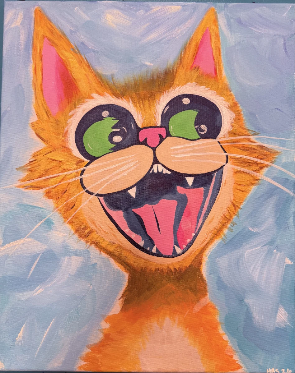 Funny Face Cats Choice Painting Photo