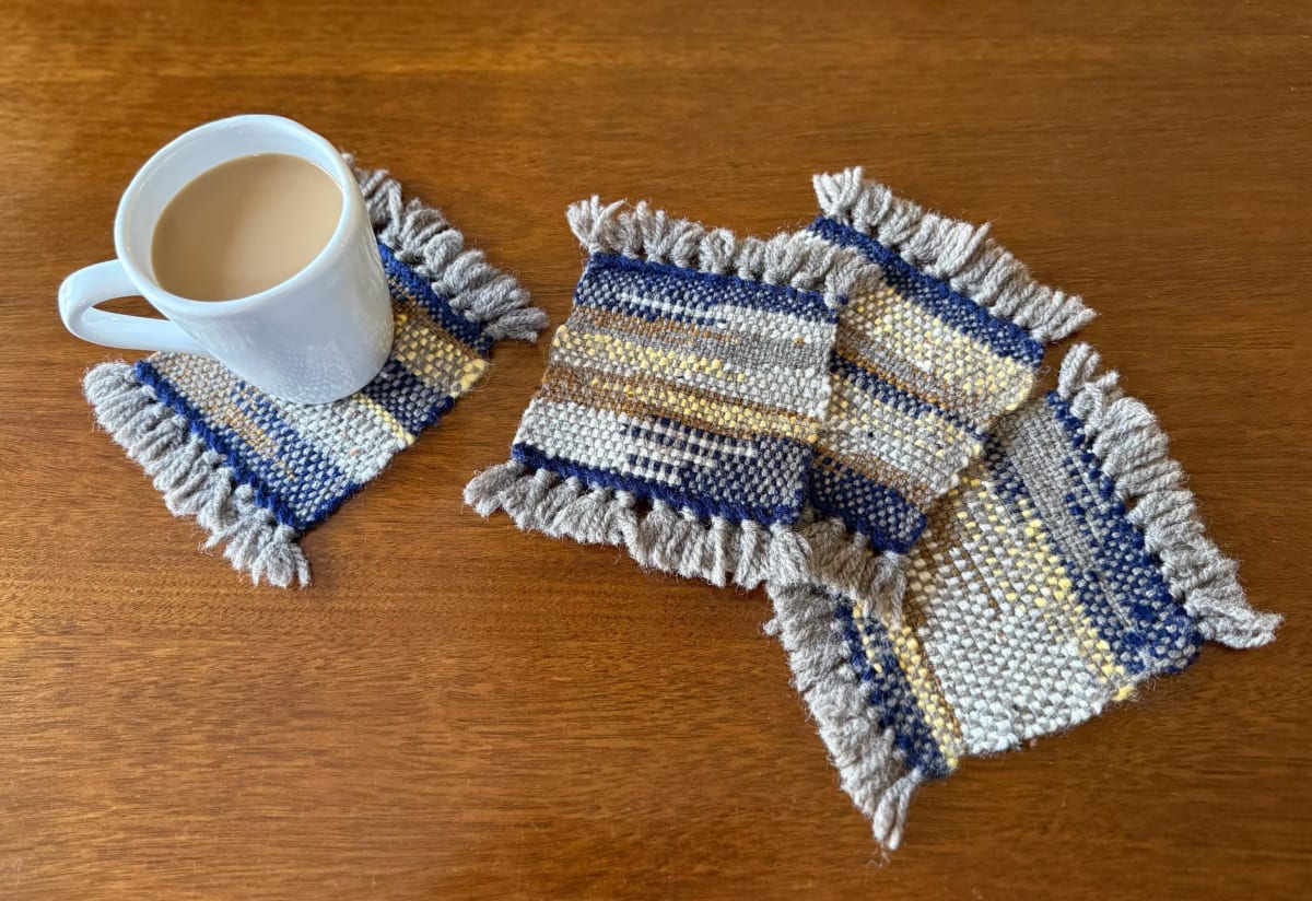 The Cutest Mug Rug (Loom Weaving) Photo