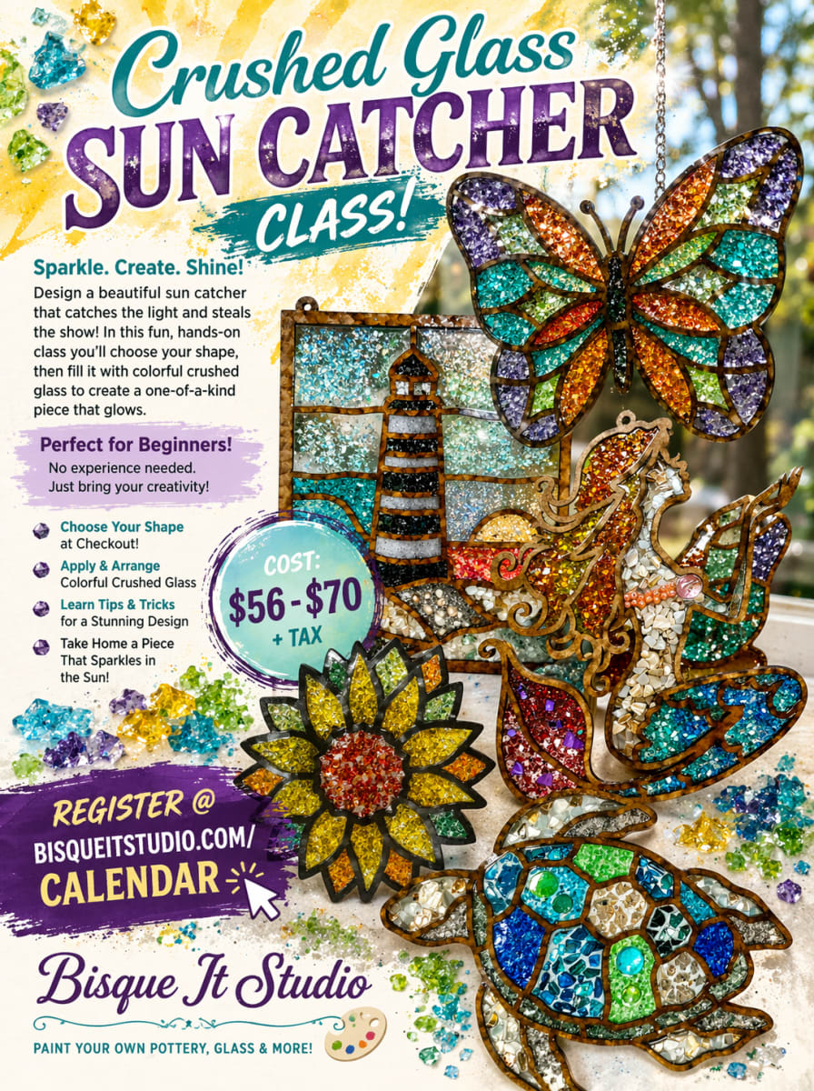 6/19 Faux Stain Glass Class Photo