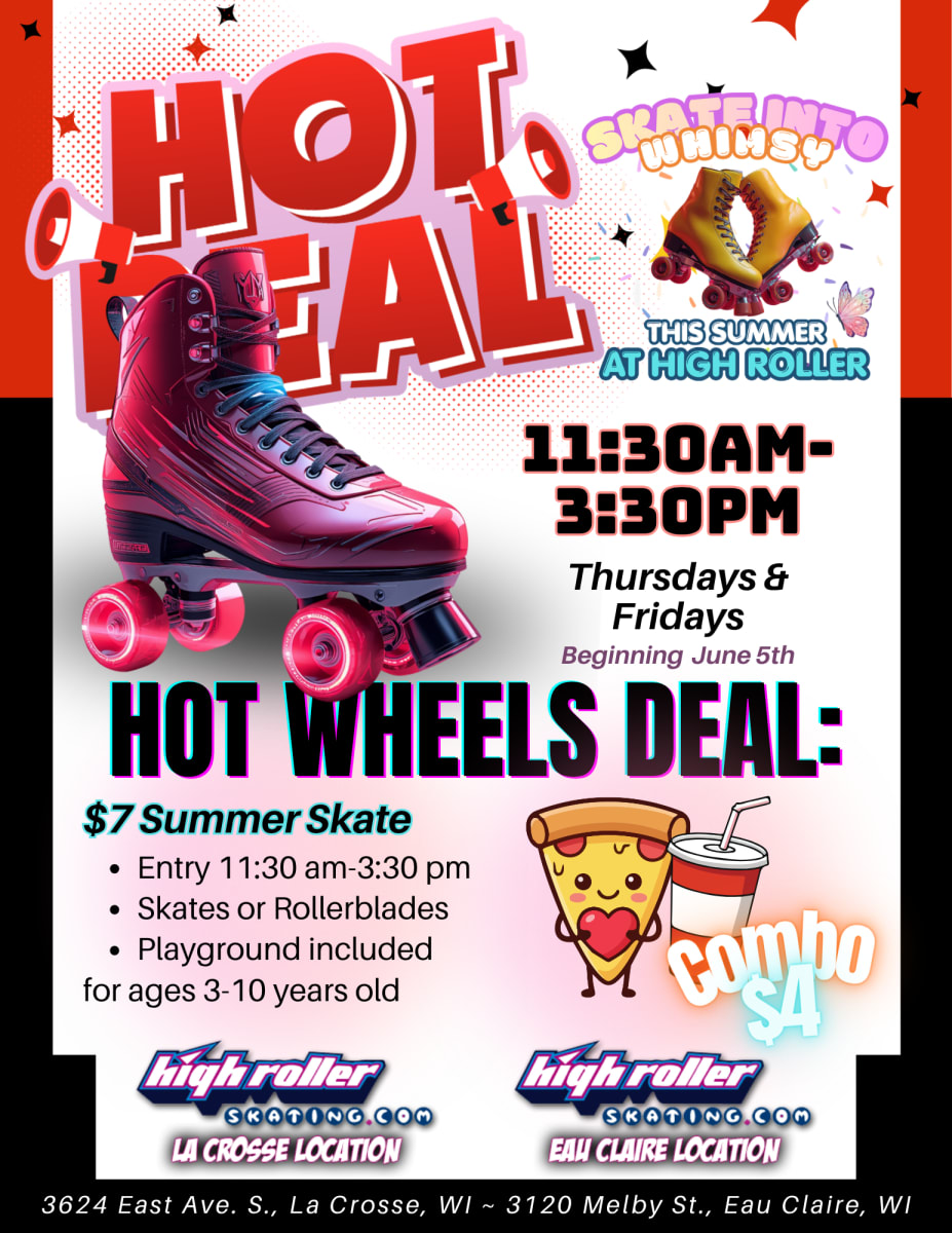 La Crosse - Hot Wheels Deal Entry Ticket to Public Skate Photo