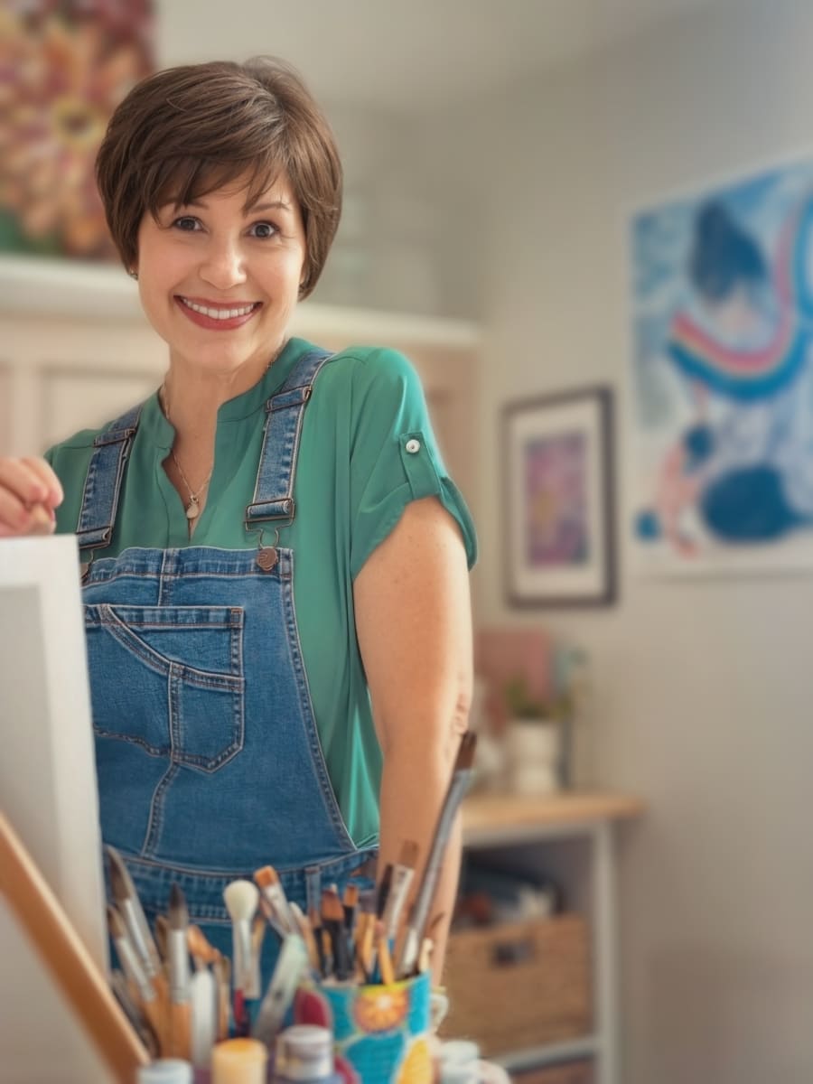 The Fun & Fundamental of Watercolor: Sun Flower Themed (Beginner Friendly, Adults & 15+) at That Creative Space in Beacon, NY Photo