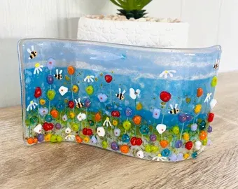 Glass Fusion Workshop -Curved Candle Art ✨ | June 19th 7pm Photo