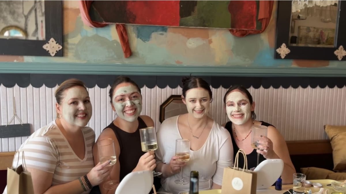 Make Your Own Tinted Lippy! + Clay Mask-making & wearing + Non-toxic Makeup sampling Photo