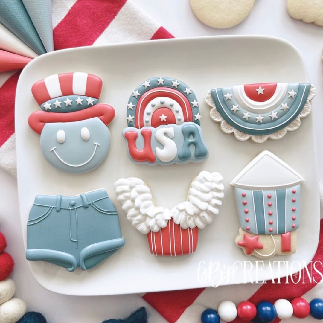 Sugar Cookie Decorating - 4th of July Themed Photo