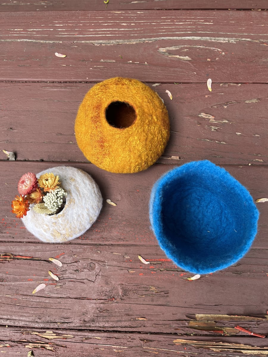 Wet Felted Bowls - Adults & 15+  at That Creative Space in Beacon Photo