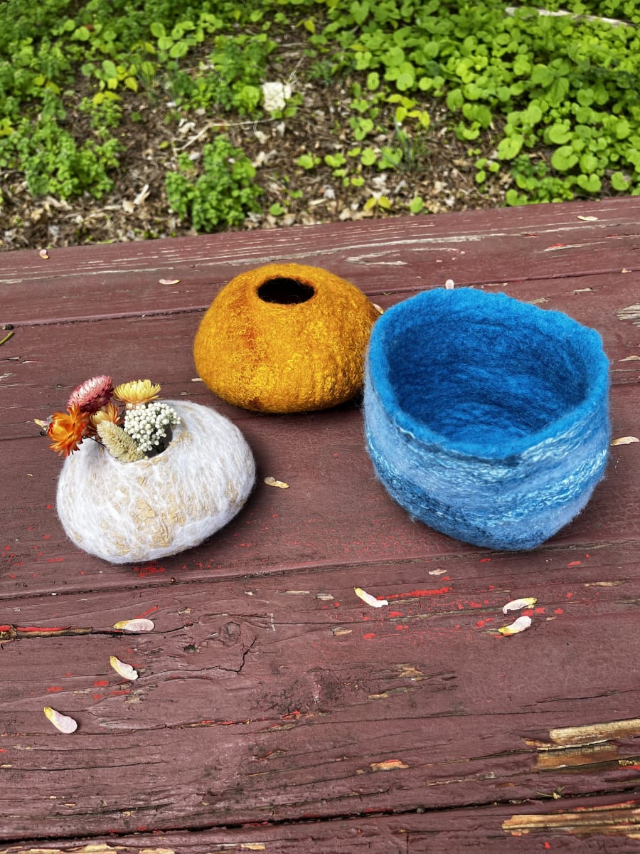 Wet Felted Bowls - Adults & 15+  at That Creative Space in Beacon Photo
