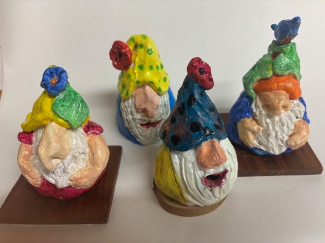 Clay handbuilding class- Gnome- All Ages Photo