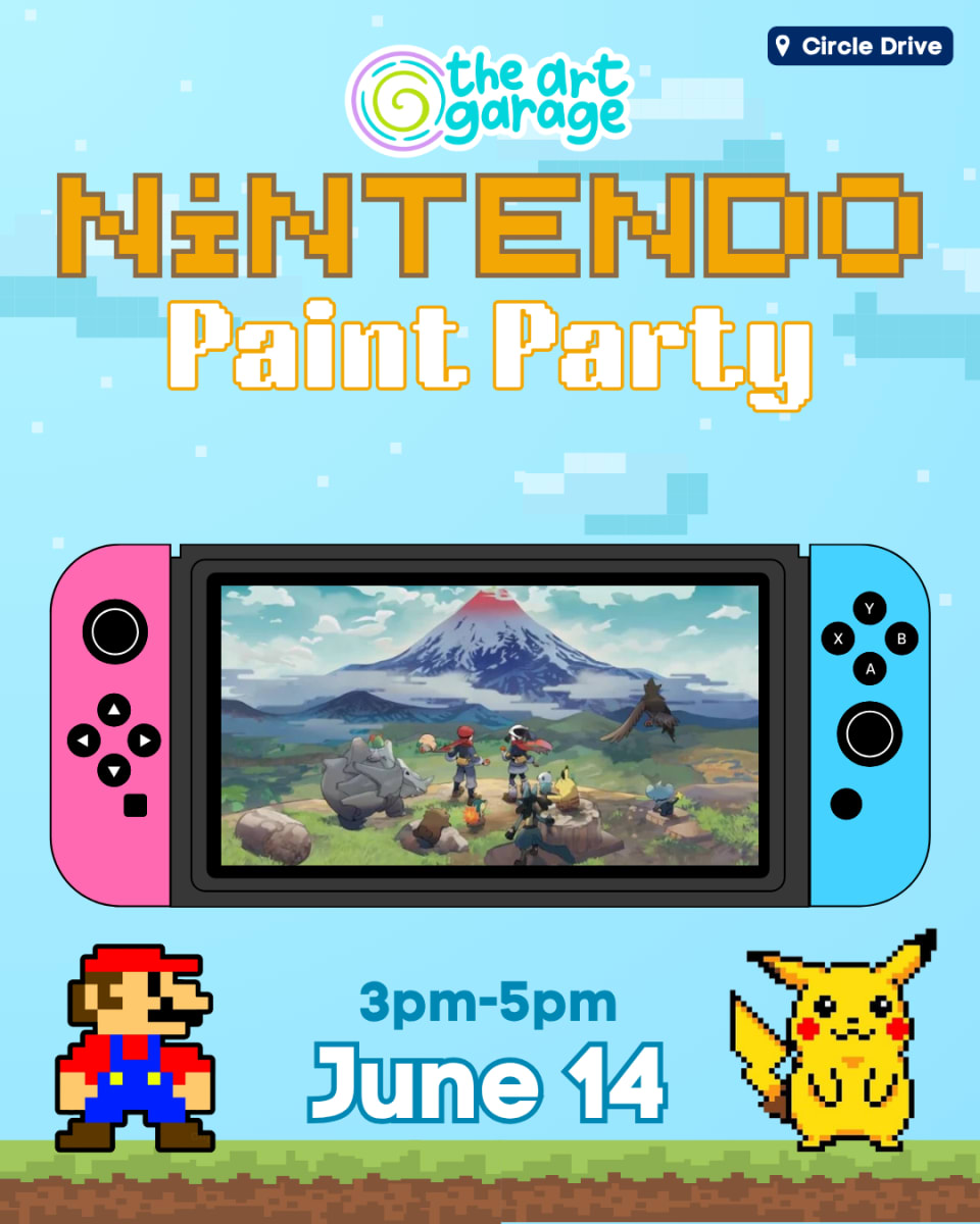 Nintendo Paint Party Photo