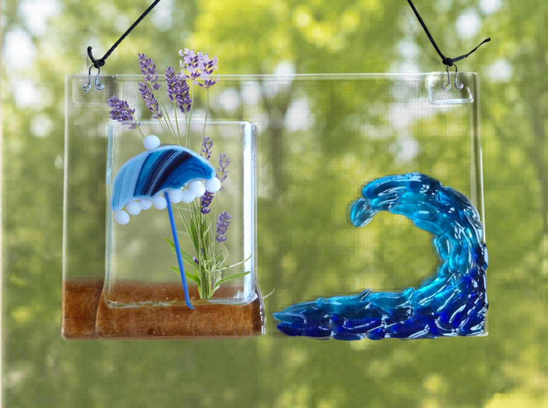 Fused Glass Pocket Vase Workshop – Nature Meets Glass (Age 12+) Photo