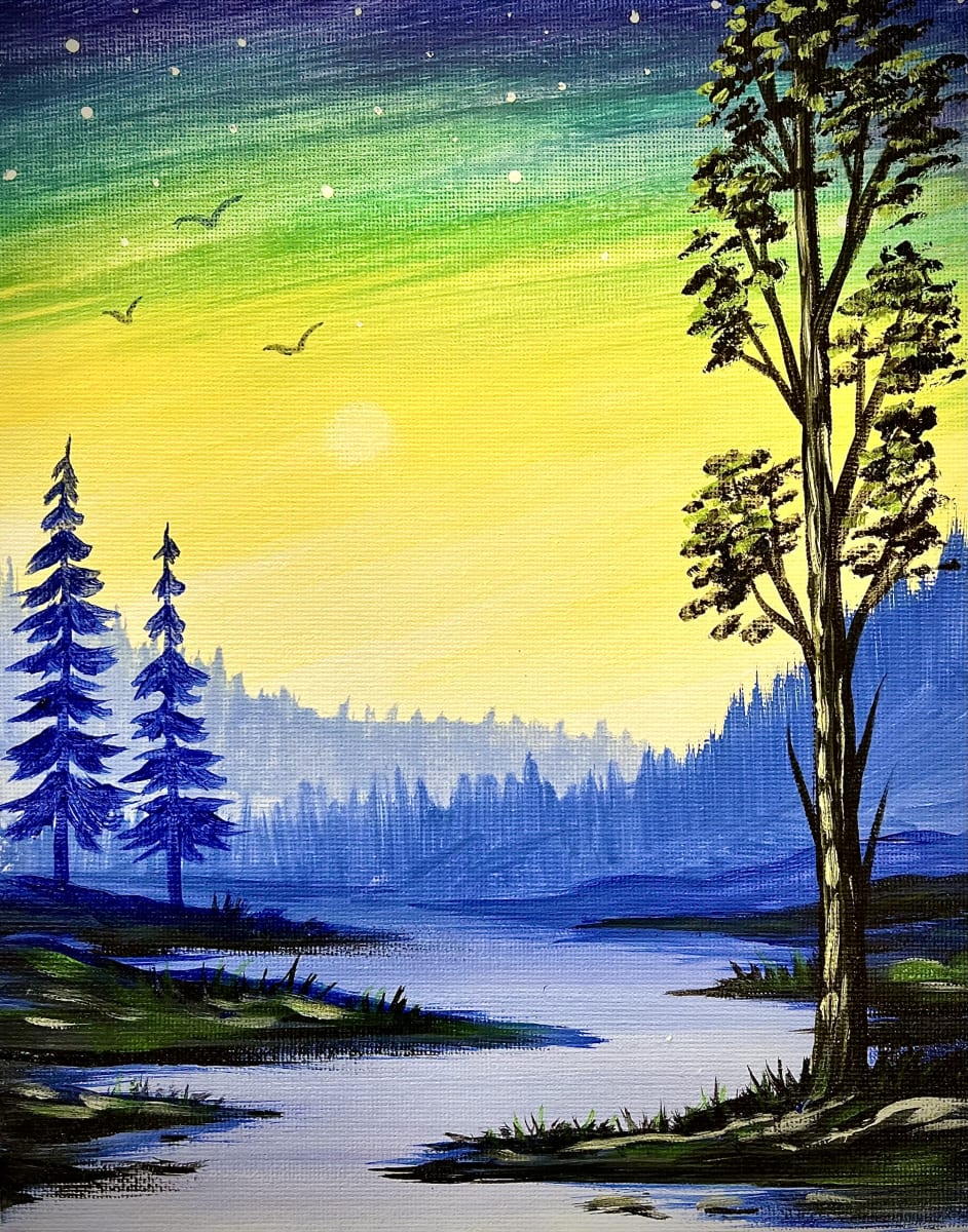 $35- Neon Sky Photo