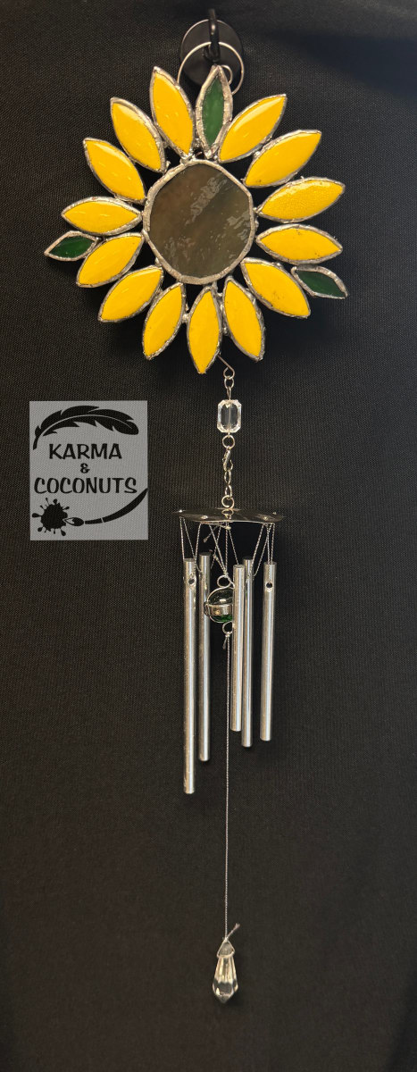 Sunflower Stained Glass Wind chime - $50 Photo