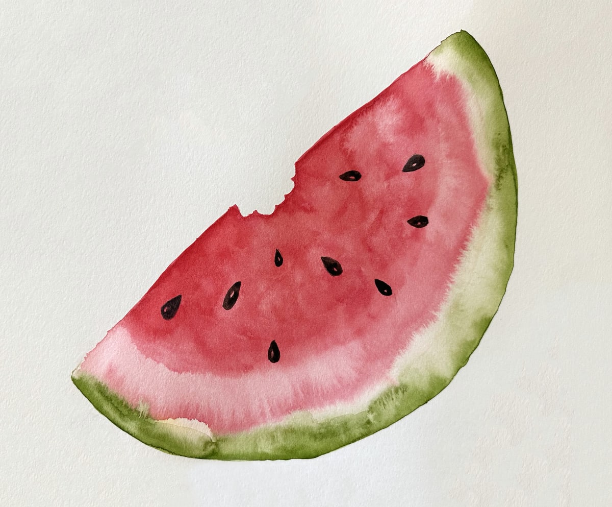 Watercolor Farmers' Market (Beginner Friendly, Adult & 15+) Photo