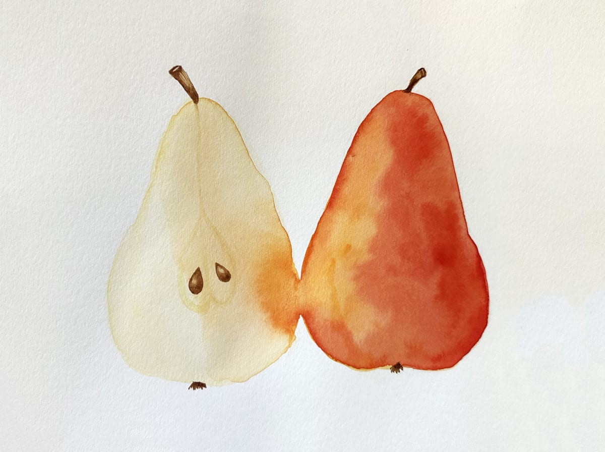 Watercolor Farmers' Market (Beginner Friendly, Adult & 15+) Photo