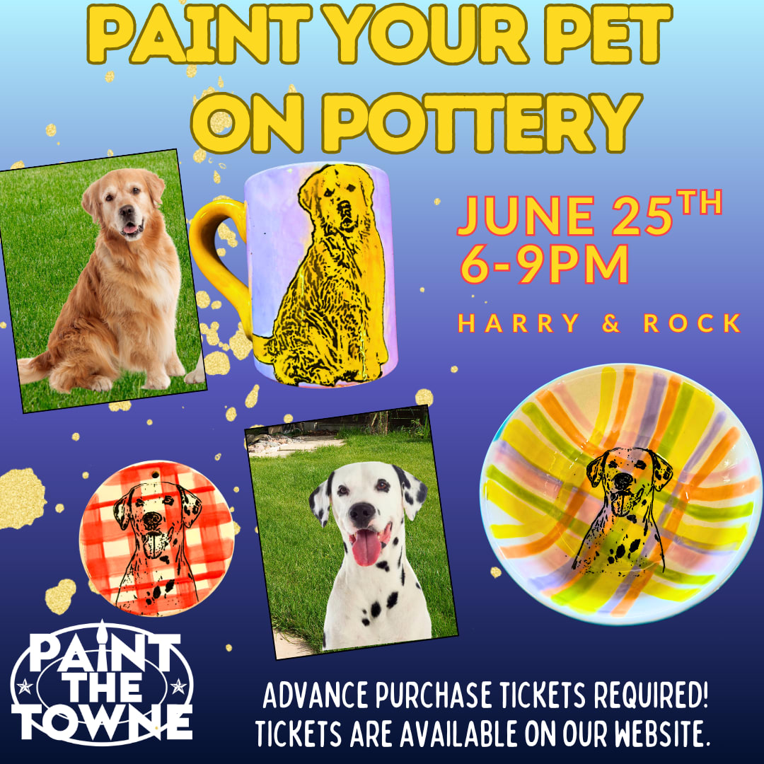 Paint Your Pet on Pottery- at Harry and Rock Photo