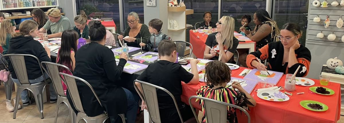 Family Paint Night - SWAPPED Photo