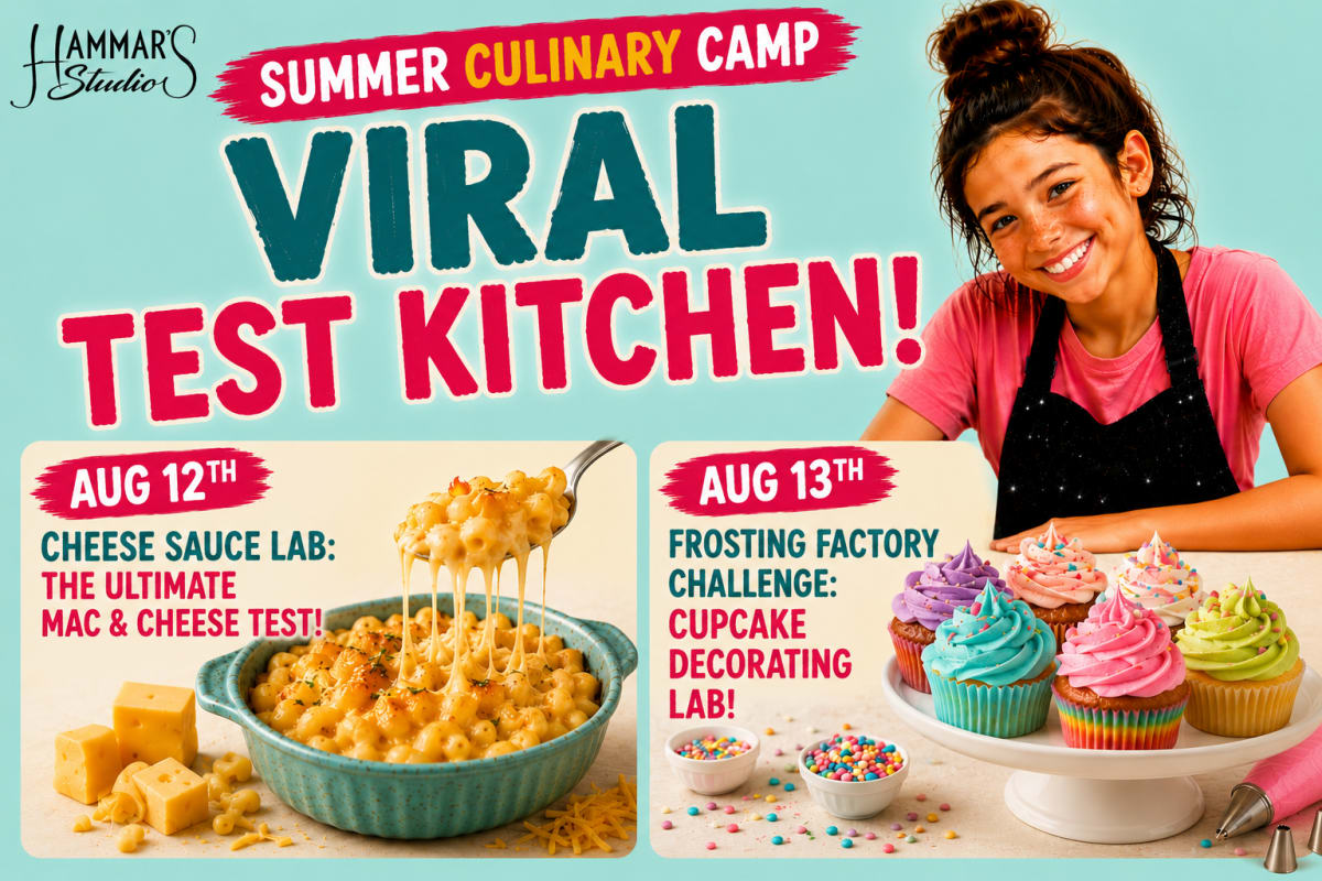 Summer Culinary Camp ✨ Viral Test Kitchen 👩‍🍳 Aug 12th & 13th Photo
