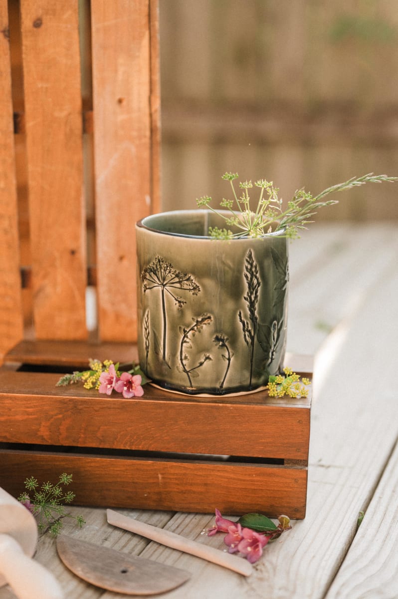 Cedar Ridge Trails - Handbuilding: Floral Planter Photo