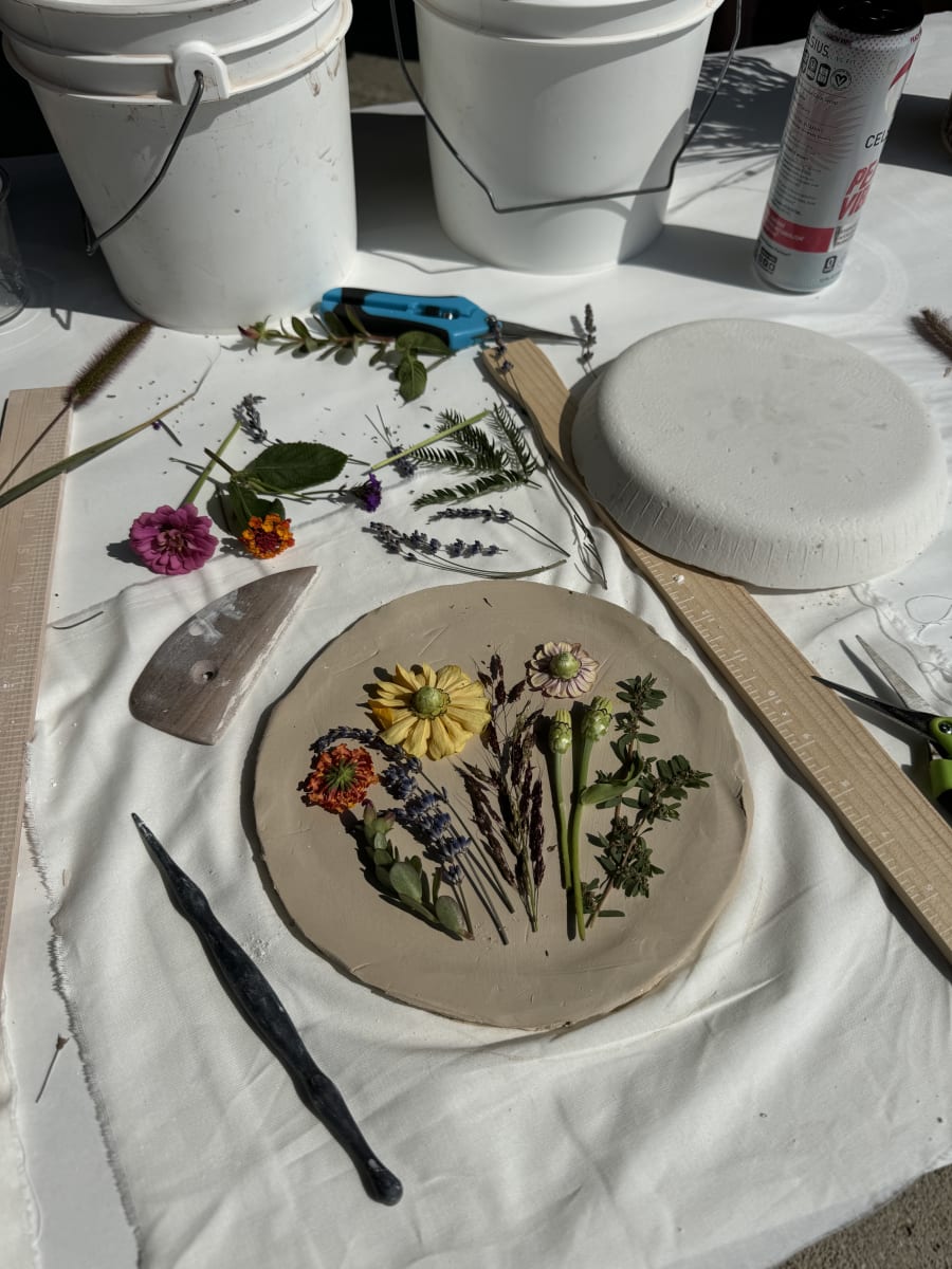 Cedar Ridge Trails - Handbuilding: Floral Planter Photo