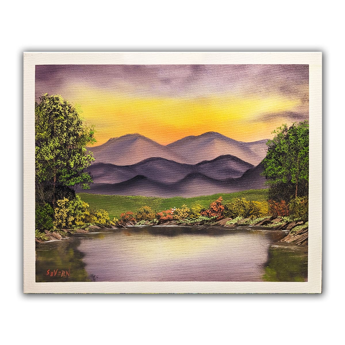 Rolling Hills - Paint Like Bob Ross Photo