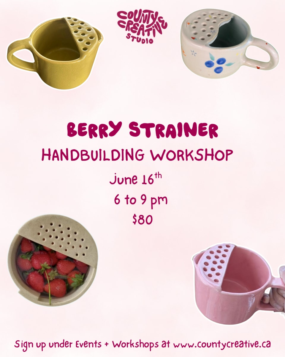 Berry Strainer - Handbuilding Workshop Photo