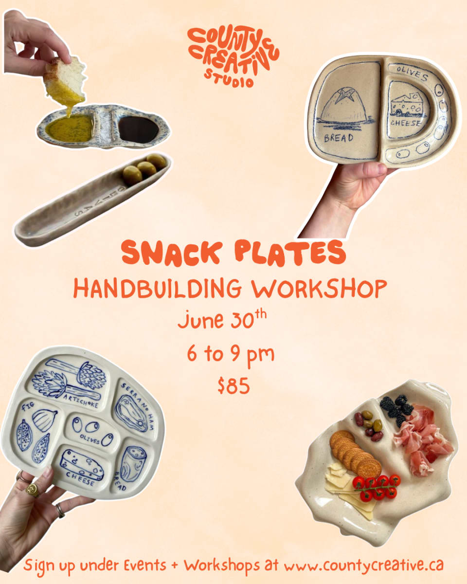 Snack Plates - Handbuilding Workshop Photo