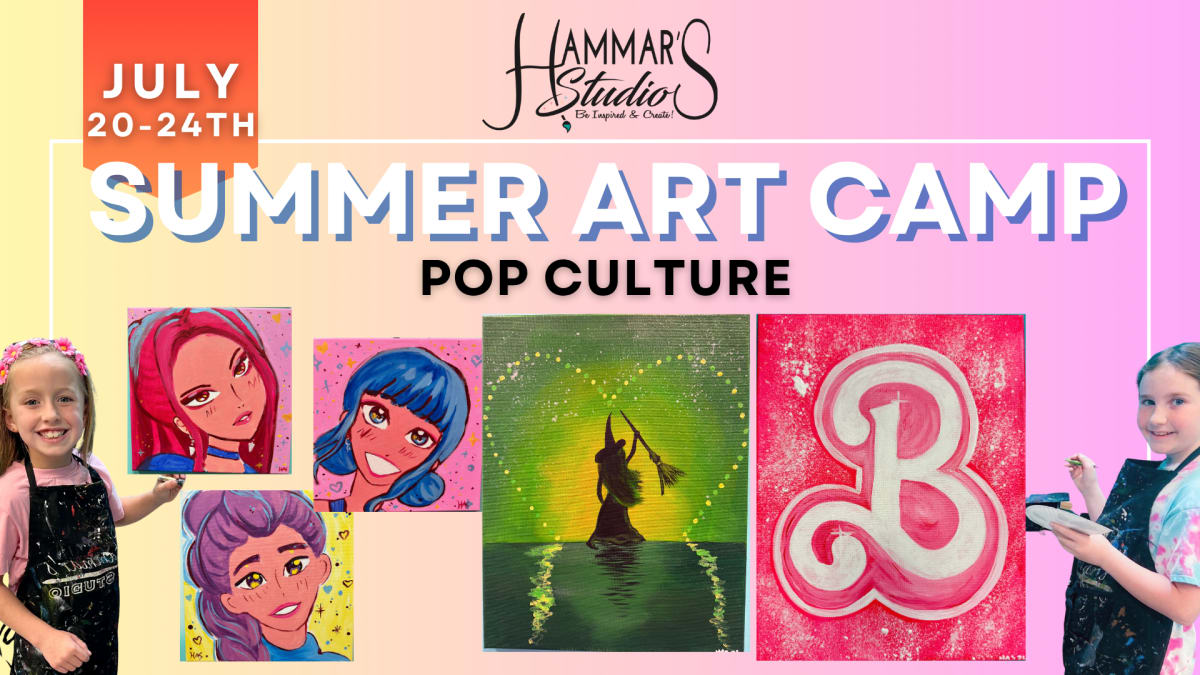 Summer Art Camp: Pop Culture ! 9-12pm Full Week Photo