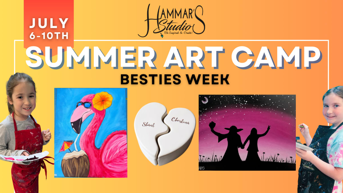 Summer Art Camp: Besties! 9-12pm Full Week Photo