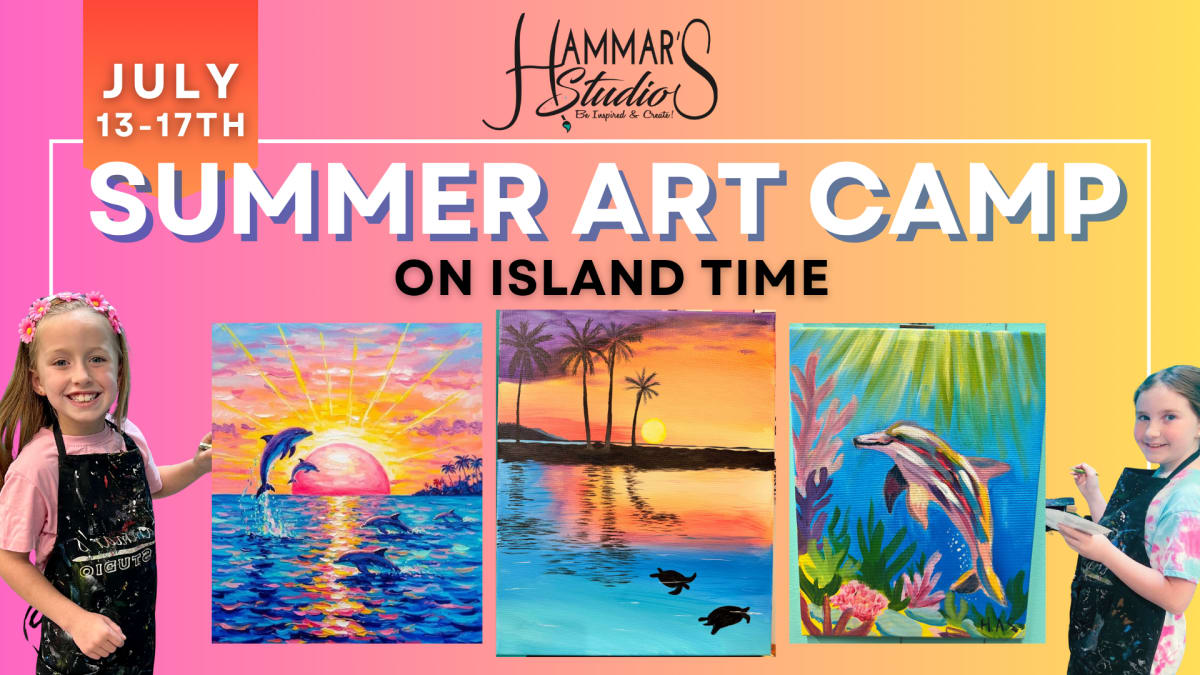 Summer Art Camp: On Island Time! 9-12pm Full Week Photo
