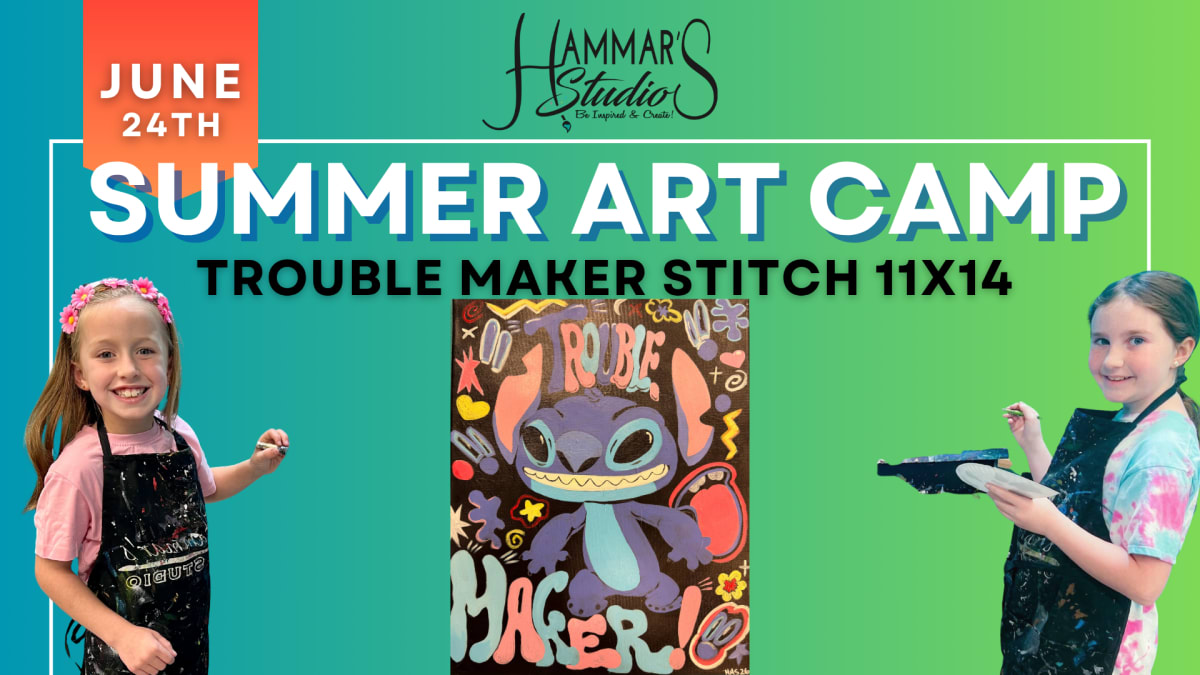 Summer Art Camp: Trouble Maker Stitch! Jun 24th Photo