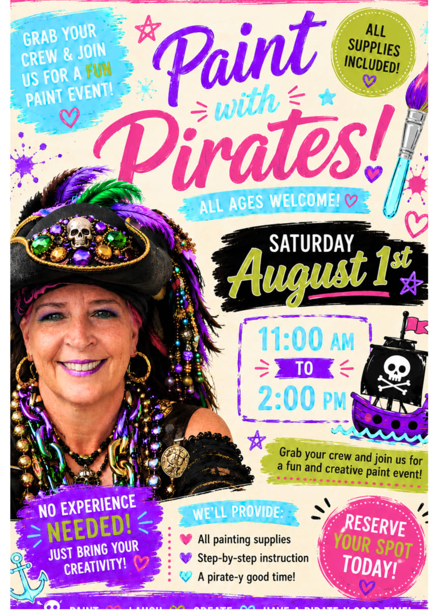 🏴‍☠️ Paint with a Pirate Photo