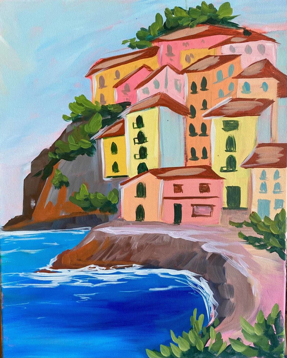 Sip & Paint at Six Byrd Cider - Italian Coastline Photo