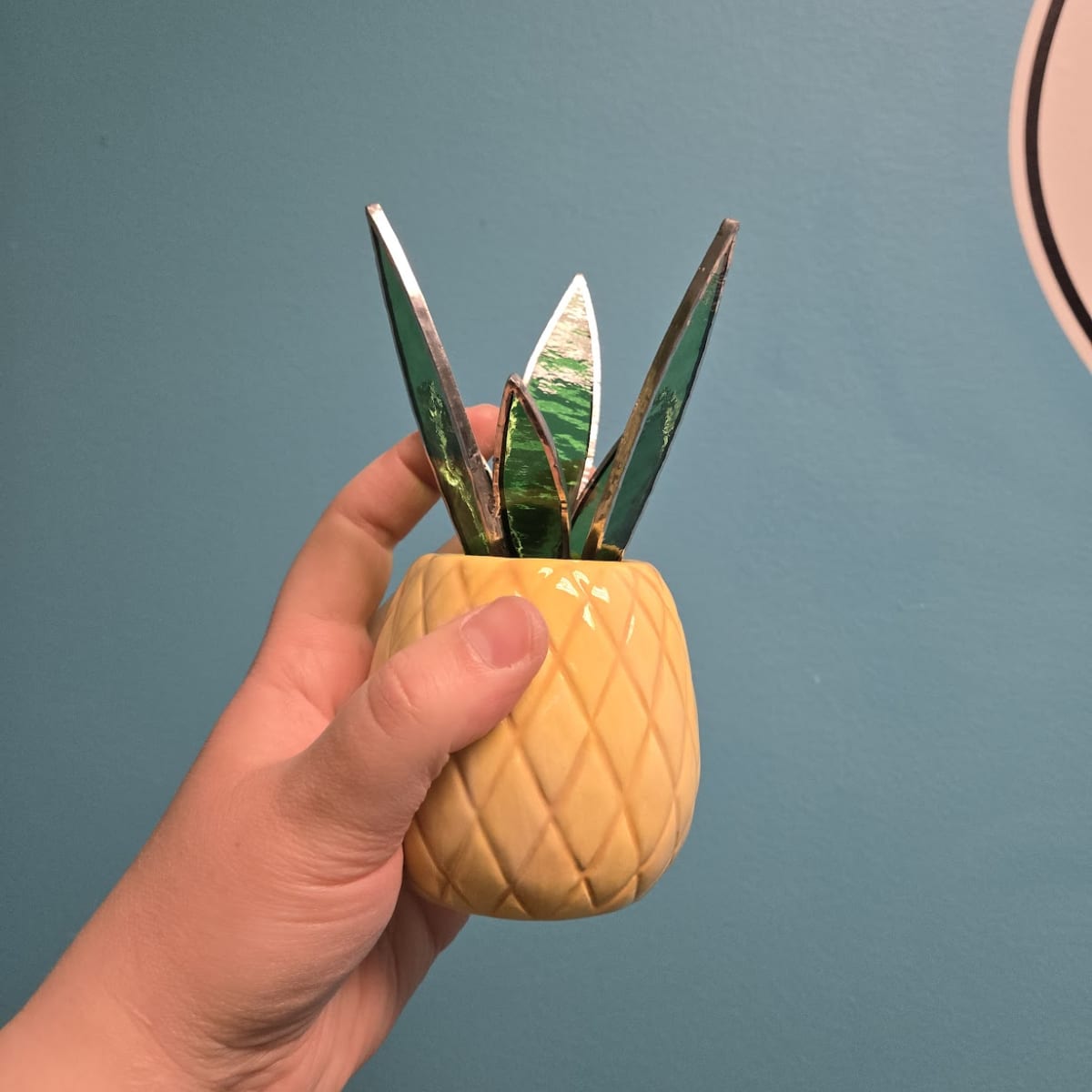 Stained Glass 3D Cactus & Succulent Photo