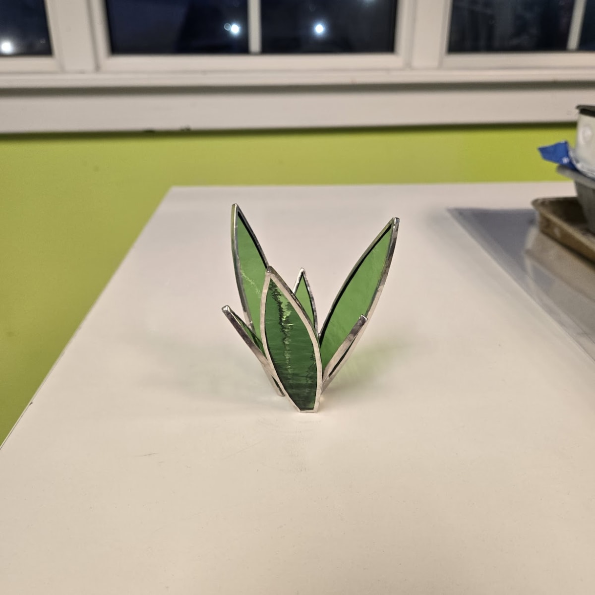 Stained Glass 3D Cactus & Succulent Photo