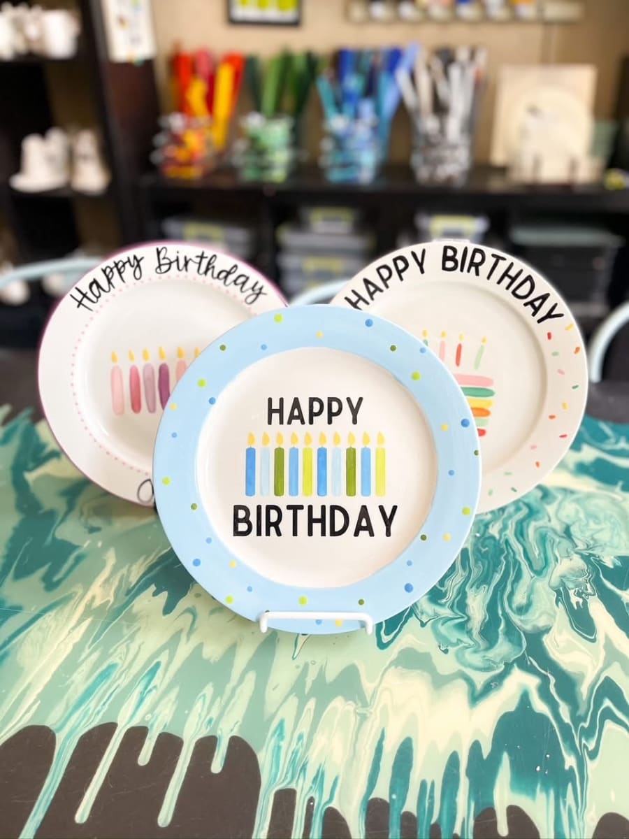 Happy Birthday Plate Class Photo