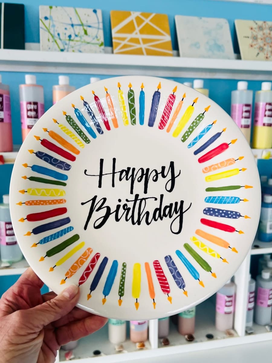 Happy Birthday Plate Class Photo