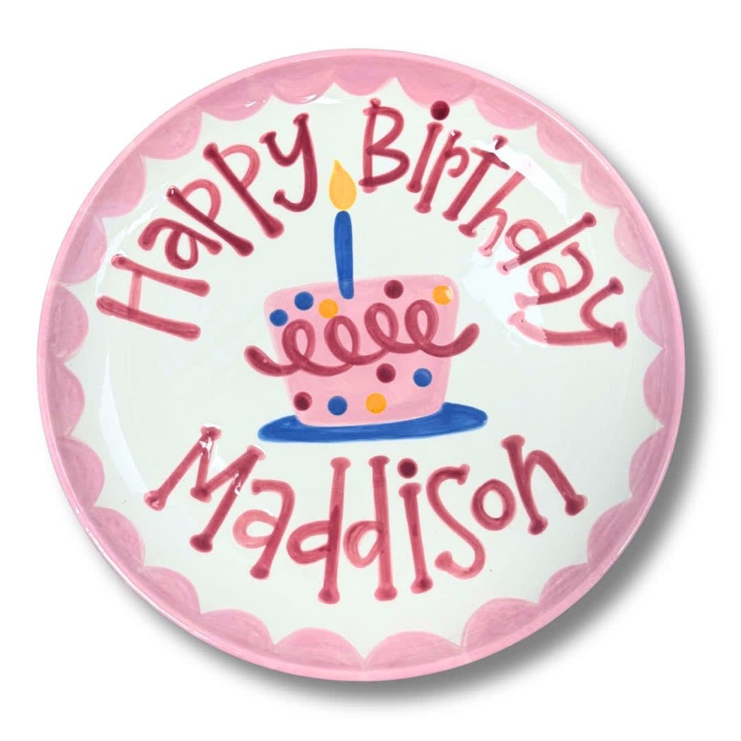 Happy Birthday Plate Class Photo
