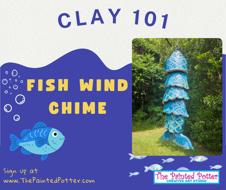 Clay 101- Fish Wind Chime Photo
