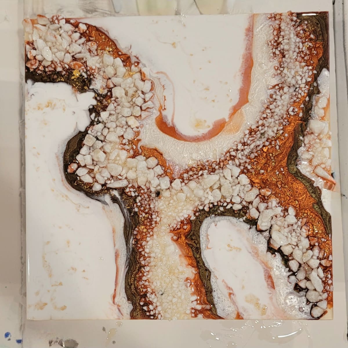Resin Geode Wall Art Workshop Photo