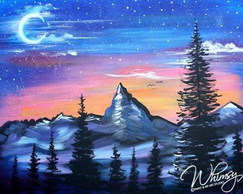 Twilight Mountain Photo