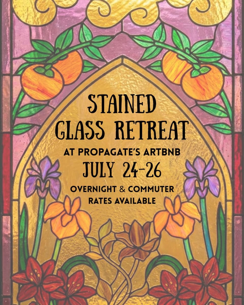 Stained Glass Retreat in the ArtBnb Photo