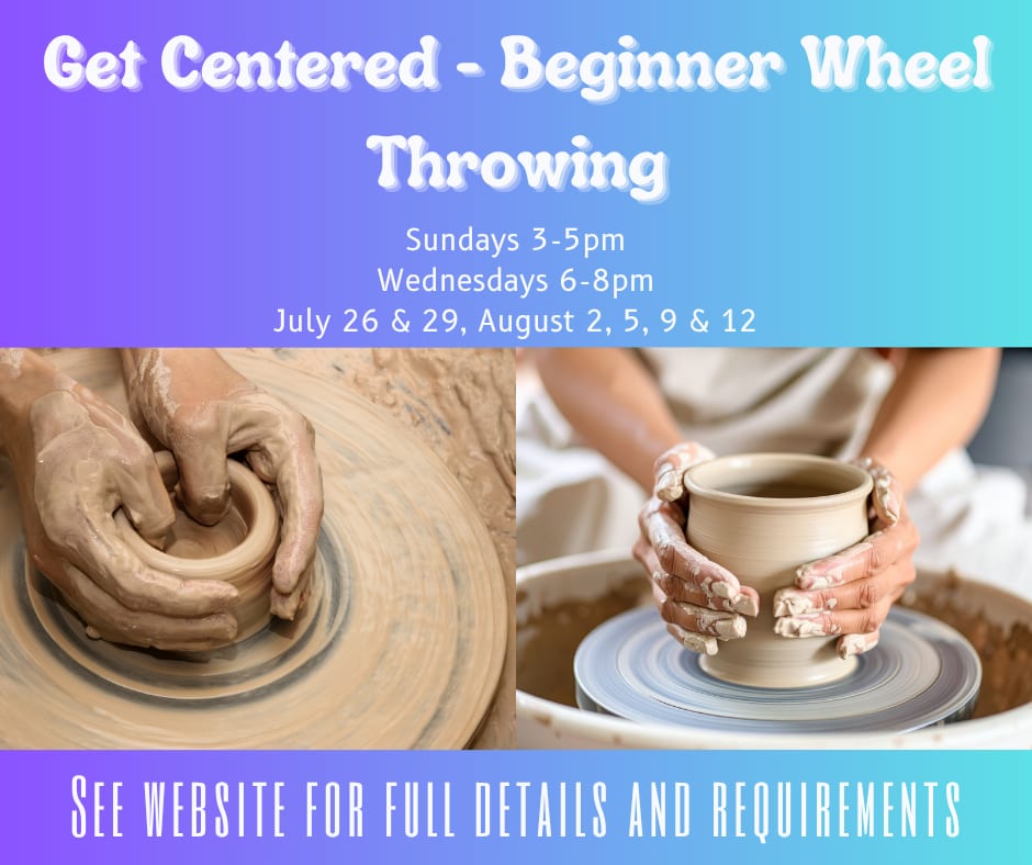 GET CENTERED- Beginner Wheel Throwing With Tracey Photo