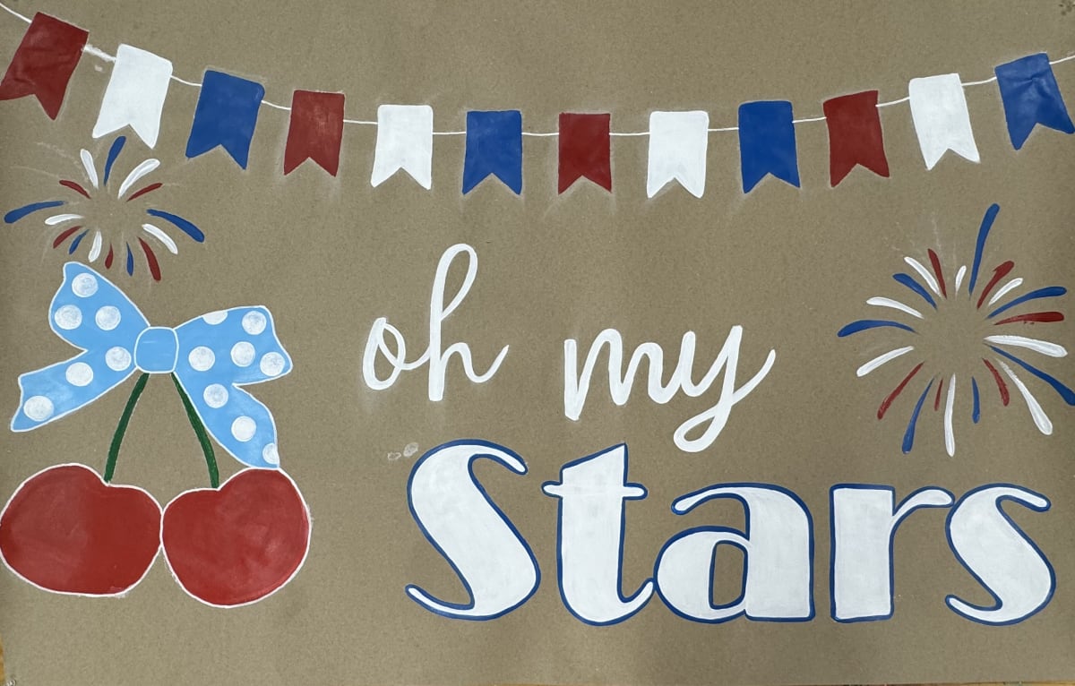 Paint your Own Banner Night Photo