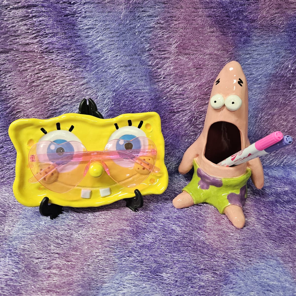 🌊 Sea Sponge & Starfish Pencil Holders! ⭐ Photo