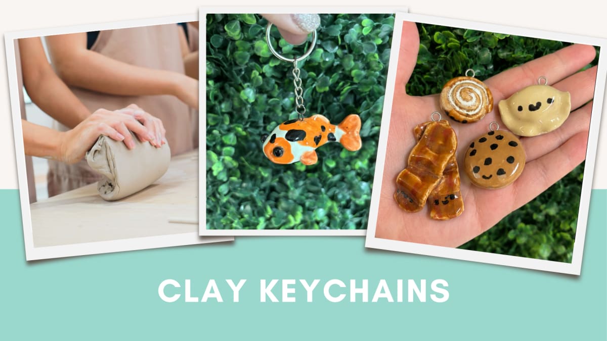 Clay Charm Keychains Photo